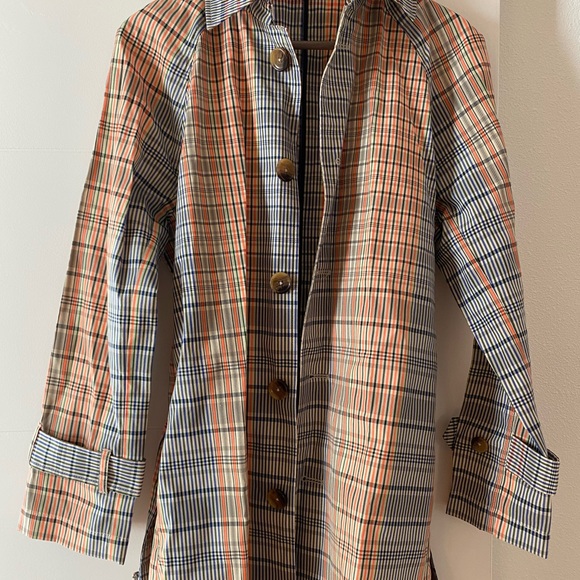 DARLING J.Lindeberg Plaid Trench Coat - Picture 5 of 7